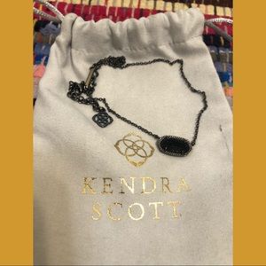 Kendra Scott Eliza Black Drusy Necklace!